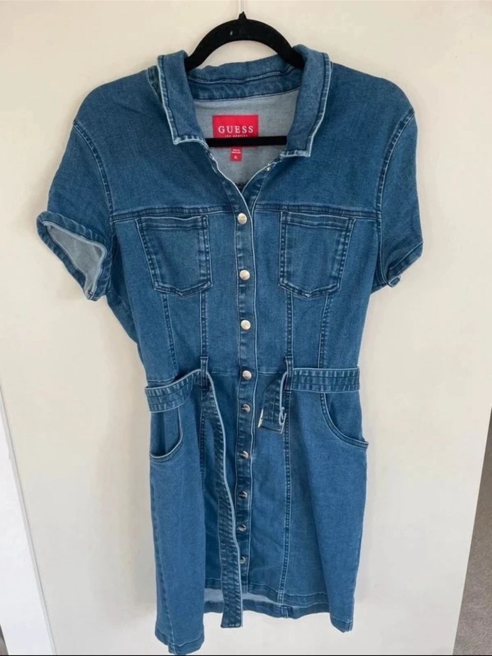 Denim guess dress